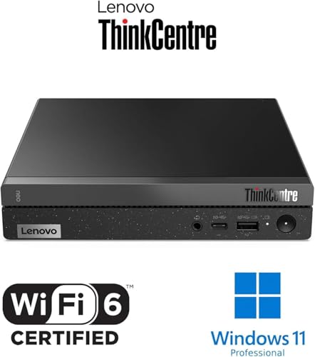 Image of Lenovo ThinkCentre neo 50q Gen 4 Business Mini Desktop Computer • 8-core Intel Core i5-13420H • 64GB RAM • 1TB SSD • Office 365 for The Web • Display Port + HDMI • Wired KB & Mouse • Windows 11
