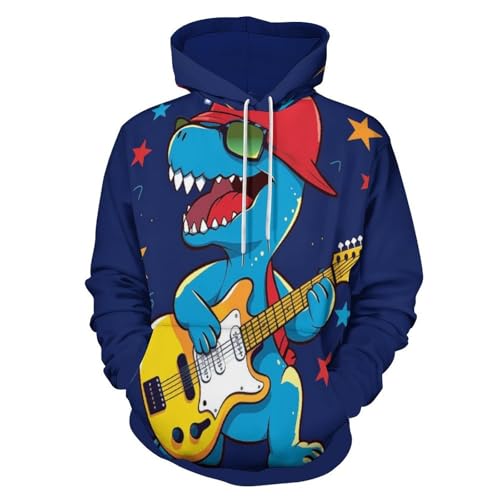 Sweat à capuche dinosaure homme contre la fraîcheur avec style unique