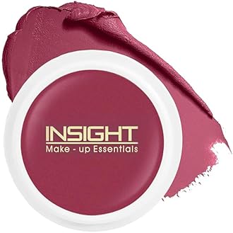 INSIGHT Blusher - Dusty Rose| Dewy Finish|Infused with Vitamin E| Multi Use |Super Pigmented -3.5g