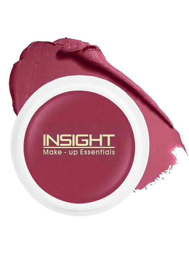 INSIGHT Blusher - Dusty Rose | For All Skin Types | Natural Dewy Finish | Up to 10H Wear | Vitamin E Infused | Multi-Use | Highly Pigmented (3.5g)