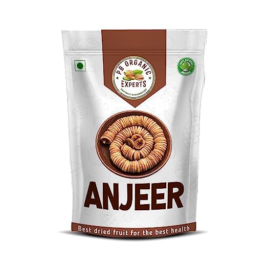 PB ORGANIC Afghani Anjeer Dried Figs Natural, Rich in Iron, Fibre