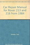Car Repair Manual for Rover 213 and 216 from 1984