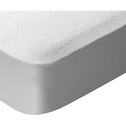 Protector Colchón Cuna 120X60 Pikolin Home - Protector para Colchón de Bebé/Cuna de Rizo - Impermeable, Transpirable, Muy Absorbente