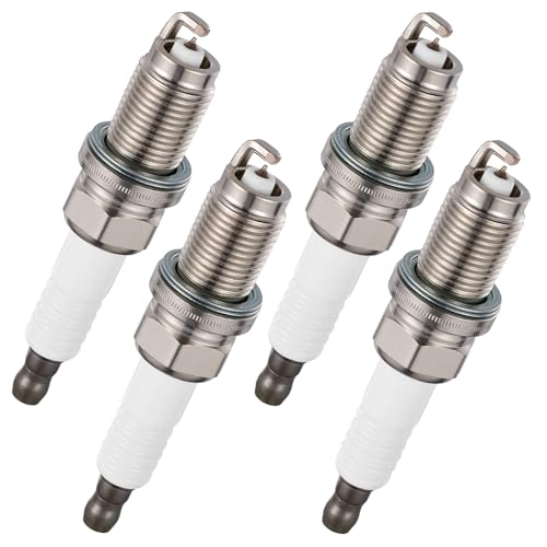 Image of BDFHYK 6714 Iridium Spark Plugs Compatible with Acura 2007-2011 CSX MDX RL RSX TL TSX, Compatible with Honda 2002-2011 Accord Civic CR-V Element 1.8L 2.0L 2.4L 3.0L 3.2L 3.5L 3.7L, Set of 4
