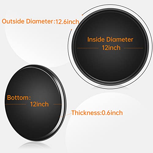 Oddier 13Inch Nonstick Pizza Pan，Carbon Steel Baking Oven Pizza Tray Pie Pans #TOP1