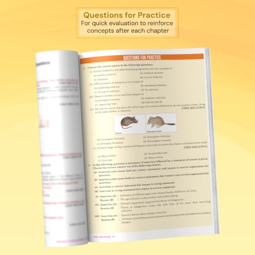 Image of Xam idea Biology Class 12 - (CBSE 2026-27) | Mind Maps | Solved NCERT | Solved PYQs | MCQs, A-R, Case-based, VSA, SA, LA Questions | Solved 2026 CBSE Examination & Sample Papers
