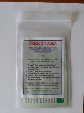Viresco Aqua Pond Water Treatment For Blanketweed & Algae