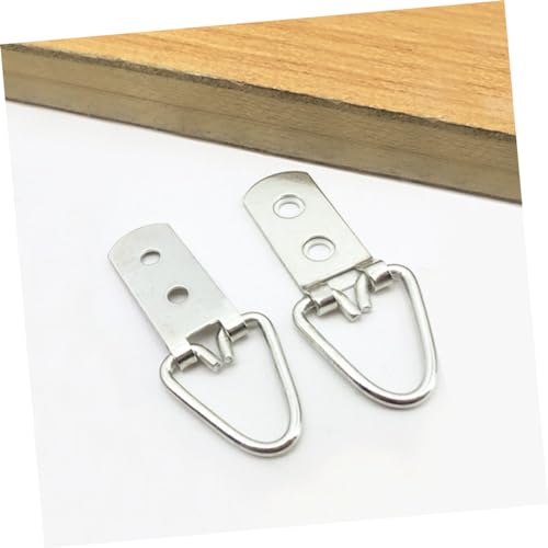 Image of 50pcs d Picture Hangers Metal Hooks for Hanging Artwork Hardware for Easy Installation Plaster Walls for Photos Paintings and Exhibitions