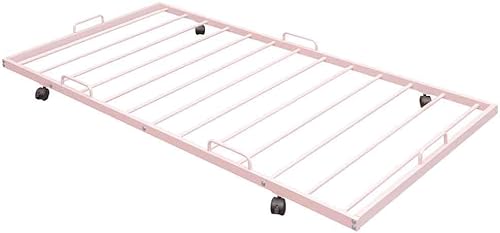 Miniatura 7 de Yone jx je Cama de metal tamaño individual con nido, camas Montessori de metal, marco de cama de metal para niñas, niños y adolescentes, no necesita