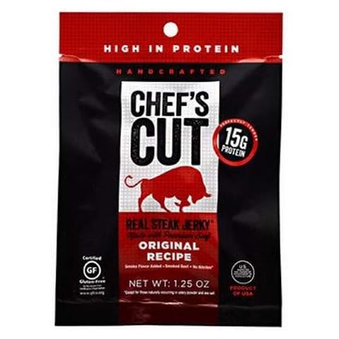 Chef's Cut Real Jerky Real Steak Jerky Original Recipe 1.25 oz Cover