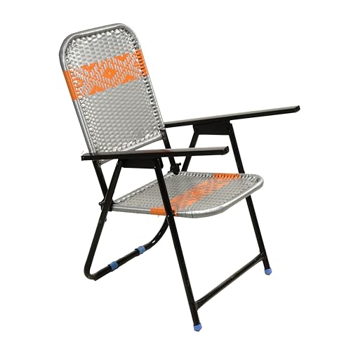 Image of Industries Work from Home (WFH) & Study from Home (SFH) Folding Chair with Strong Square Handle + 6 mm pad for Laptop and Reading (M-6) Iron, Multicolour