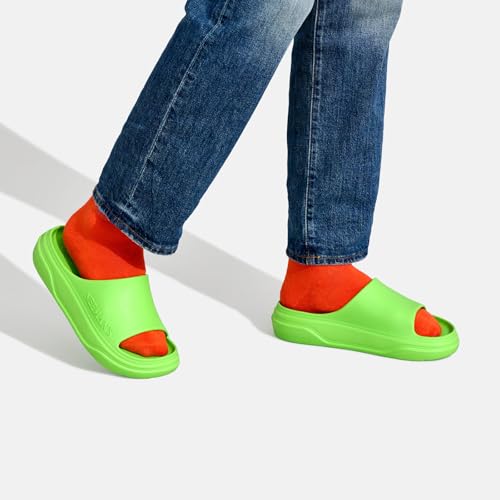 Image of Neeman's Cushers Slides for Men | CushyVerse Cushioned Waterproof Chappal | Arch Support Flip Flops & Sliders | Bounce Back Soft Cushioning Slipper for Daily Use