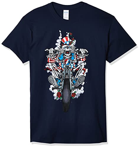 Liquid Blue Men's Plus-Size Grateful Dead Moto Sam Short Sleeve T-Shirt
