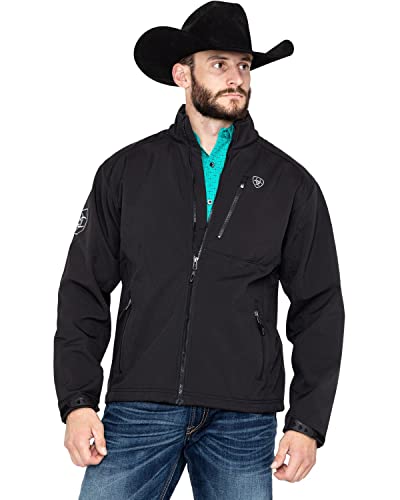 Ariat Men's Logo 2.0 Softshell Jacket, Black, MED Ariat Men's Logo 2.0 Softshell Jacket, Black, MED