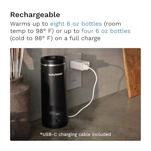 Baby Brezza Portable Baby Bottle Warmer - Breastmilk + Formula Safe, White - image 9