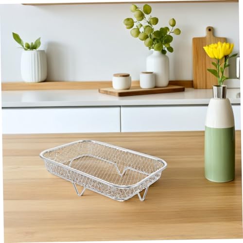 Rack de déshydratation acier inoxydable robuste pour friteuse de cuisine - 6