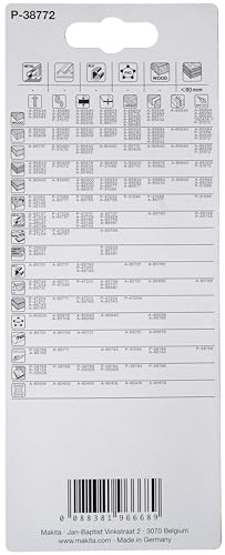 Makita P-38772 Universal Fitting Jigsaw Blades - Specialised, Black - Image 3