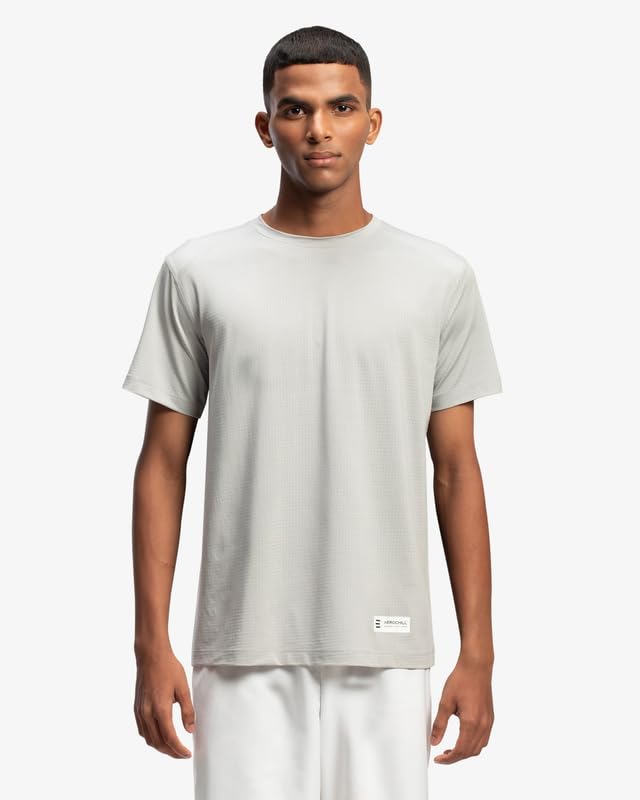 ELEVAR Men’s Aerochill™ Gym & Sports Dry Fit Tshirt | India's 1st Cooling Workout T Shirt with Graphene Infused Fibers - for HydroWick Tech, Activated SPF, Anti-Odour & Quick-Dry-picture-18