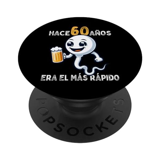 60 cumpleaños hombre mujer 60 años 1964 decoración divertido PopSockets PopGrip Intercambiable