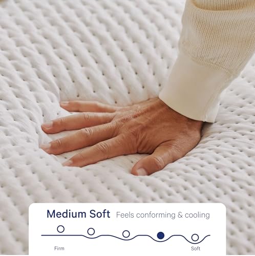 Image of Casper Sleep Snow Max Hybrid Mattress - Queen, Medium-Plush Memory Foam with Snow Technology Cooling & Zoned Support - Premium Comfort & Motion Isolation - 100-Night Trial