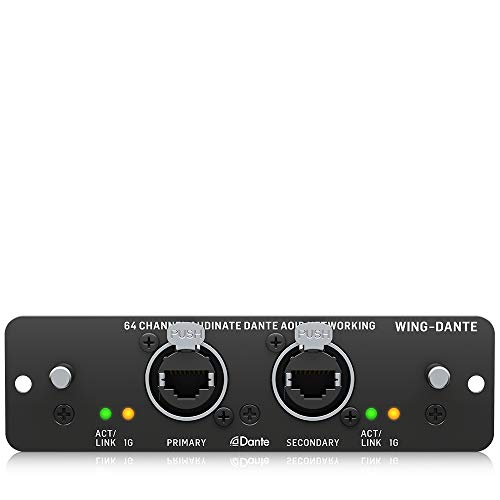 Behringer WING-DANTE Expansion Card for AoIP Networking