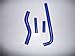 Silicone Radiator Hose Kit for YAMAHA YZ250F WR250F 2002 2003 2004 2005 (BLUE)