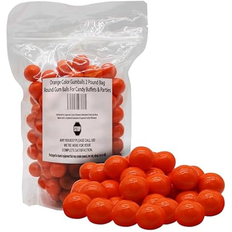 Naturejam Orange Gumballs 2 Pound Bag Cover