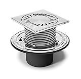 Aufsatzstück dreh- und universell kürzbar von 84 bis 22 mm. Aufbauhöhe incl. Rost: min. 121mm bis max. 183 mm