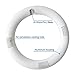 T9 LED Circline Light Bulb, 8 Inch 1600LM LED Circular Light, 13W Clear Cover 6000K Daylight Replacement for FC8T9/CW 22-Watt Fluorescent Circular Bulb(FC8T9/CW), Ballast Bypass Required