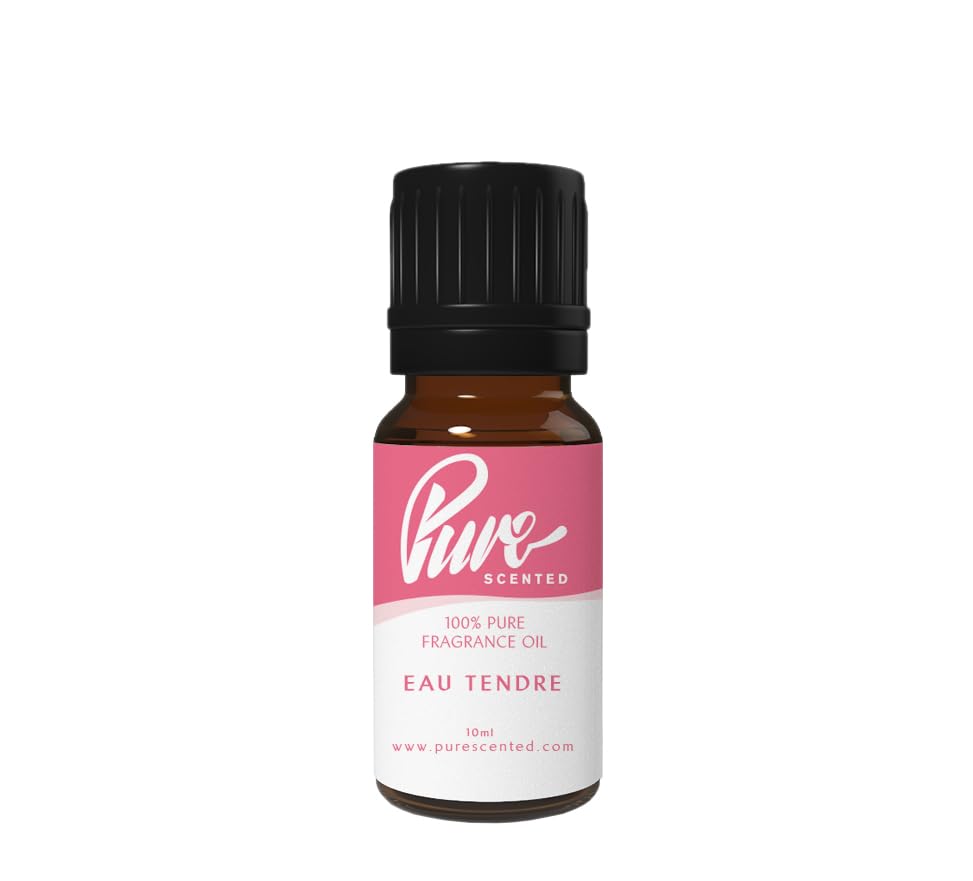 Pure Scented 10ml Fragrance Oils - 1 x 10ml Suitable for Candles, Soaps, Slime, Diffusers, Cosmetics, Wax Melts, Designer (1 x 10ml, Eau Tendre)