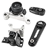 JDMON 4Pcs Engine Motor & Transmission Mount Kit Replacement for Nissan Sentra 2.0L 2007 2008 2009 2010 2011 2012 Auto CVT Trans Compatible with A4348, A4345, A4318, A4346, 11210ET01D, 11380ET000