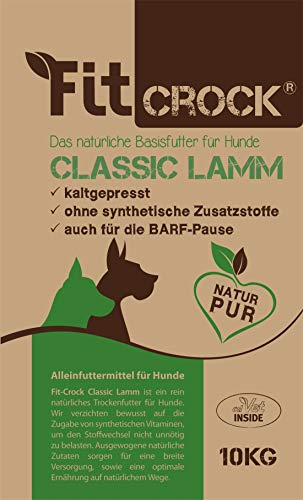 Glutenfreies Hundefutter cdVet Fit-Crock Classic Lamm 2 kg