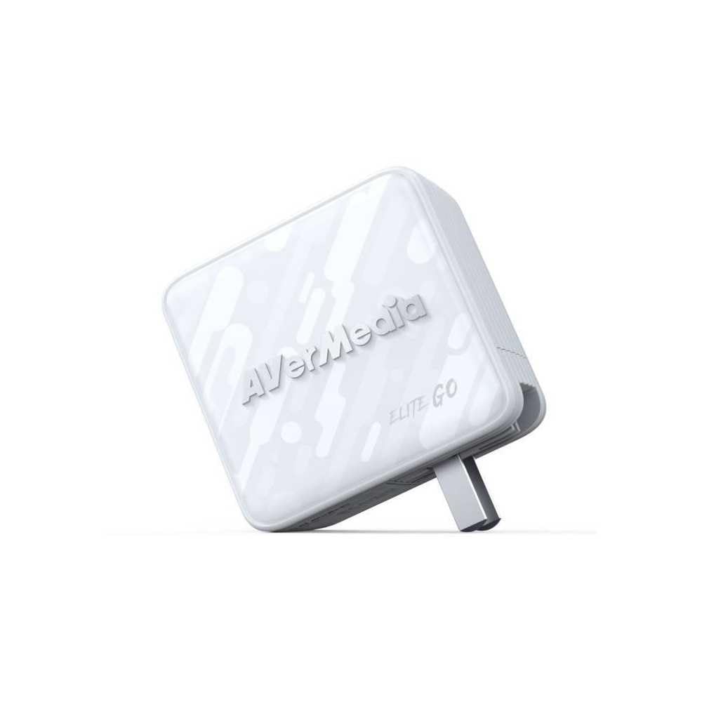 Cargador GaN - AVERMEDIA - 100W con captura de v�deo FHD GC313Pro Blanco