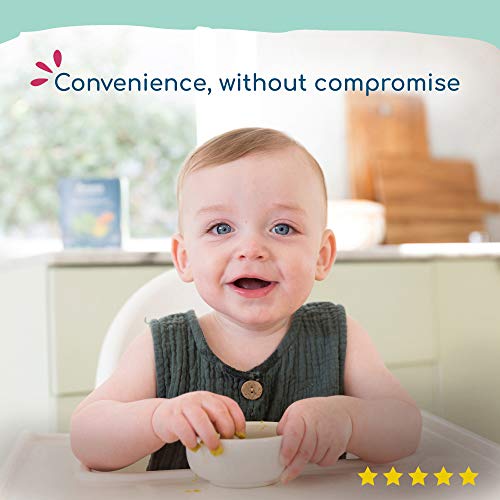 Amara Organic Baby Food | Banana | Baby Cereal to Mix With Breastmilk, Water, or Baby Formula | Baby Food Pouches, Made from Organic Fruit and Veggies | Stage 1 | 14 Pouches - Thumbnail 7