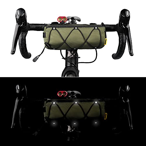 Rhinowalk Bike Handlebar Bag Bicycle Front Bag Shoulder Bag Storage Bag With Shoulder Strap For Road Mountain Bike Cycling Travel #TOP1