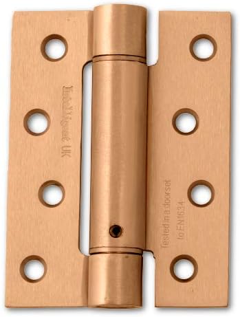 ASEC Spring Hinge - Pair - Polished Brass
