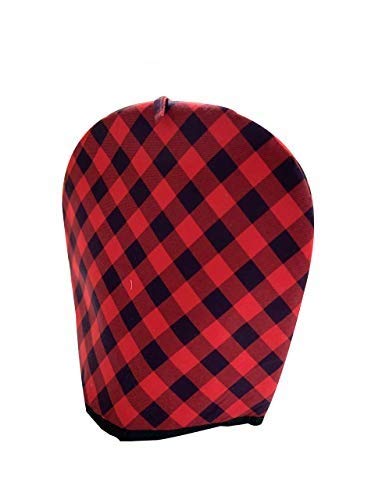 GeetuBerry Handmade Buffalo Plaid Tea Cozy Set - Red & Black Chex Print: Cozy Mother's Day Gift, Easter