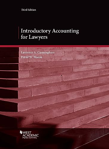 Introductory Accounting for Lawyers (American Casebook Series)