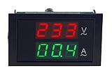 UCTRONICS AC 80V-300V 100A 2 in 1 Voltmeter Ammeter LED Digital Multifunction Panel Meter Measurement Meter Dual Display with Current Sense Transformer