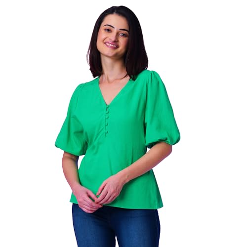 Image of Globus Women Top (3640777001 Green S)
