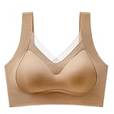 ZTFYKLIN BH Damen Ohne Bügel Glatt Damen-BHS Für Den Alltag, Bequeme Bügellose Bralettes...