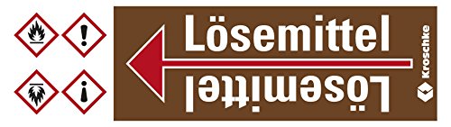 LEMAX® Rohrleitungsband Lösemittel, praxisbewährt, ab Ø 10mm, braun/weiß, 33m/Rolle