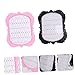 Beatifufu 2pcs European Style Fake Nails Display Board Nail Card with Numbers for Salon Use Lightweight Material Elegant Design for Easy Display and Removal