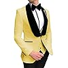 Herenpak Casual Rugular Slim Fit 3 stuks Prom Tuxedos Shawl Rapel Huwelijksmensen (Blazer+Vest+broek) (Kleur : Gee, Maat : 46)