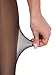 Veluk Women's Stay Up Thigh High Stockings 20 Denier Feeling Nero Medium