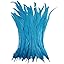 THARAHT 50PCS Rooster Coque coda piume Bulk naturale 14-16Inch 35-40cm per l 'artigianato di nozze volare legare piuma partito prestazioni fai da te decorazione Rooster Tail FeatherWhite