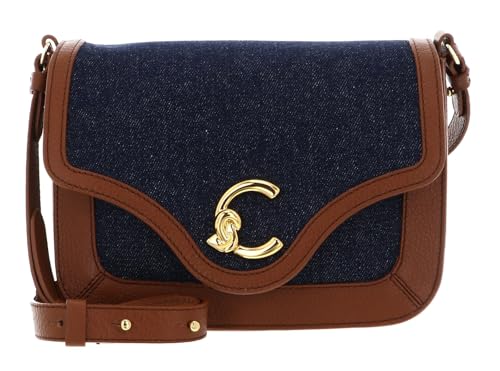 Sac bandoulière Coccinelle C-Me Denim bleu marine sac à épaule femme tendance