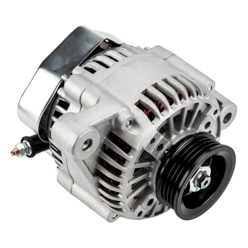 Image of PHILTOP Alternator Compatible With 1993-1994 Tercel, 1995-1998 Tercel Automatic, 1993-1998 Paseo(70 Amp) 13486N 12V CW 4-Groove Pulley