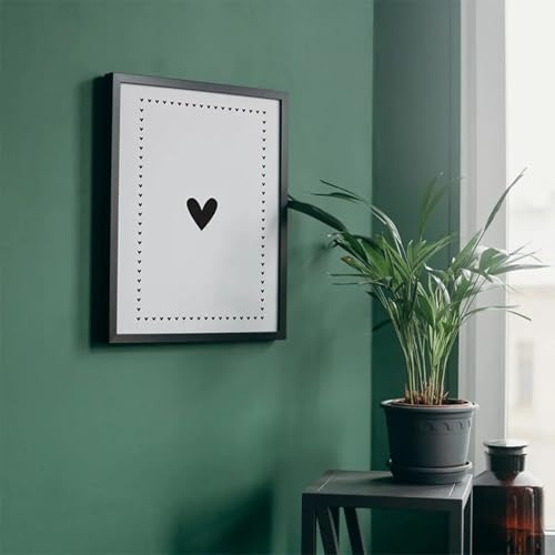 Peinture artistique cœur d'amour avec cadre de qualité supérieure 70x100