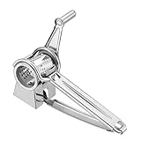 Gatuida Edelstahl Käsereibe mit Handkurbel Rostfrei Kompakt für Hartkäse und Hartkäseähnlichen...